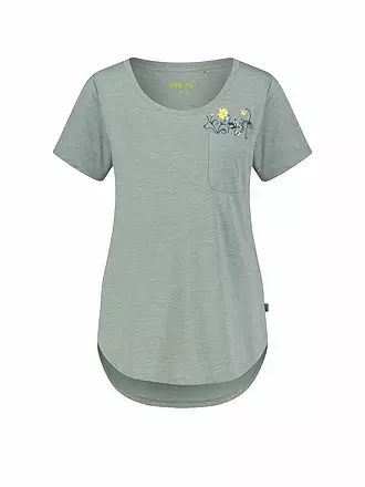 MERU | Camiseta funcional de mujer Portoalegre | hellgrün